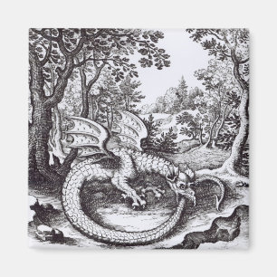 A Dragon in the Forest Magnet