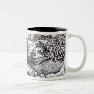 A Dragon in the Forest Two-Tone Coffee Mug