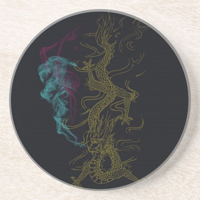 A Dragon Story Sandstone Coaster (Front)