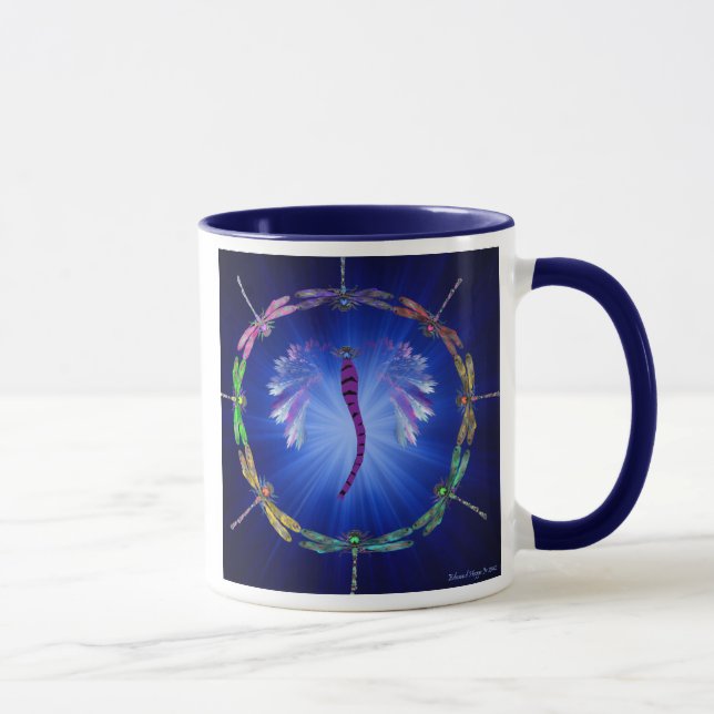 A Dragonfly Dance Mug (Right)