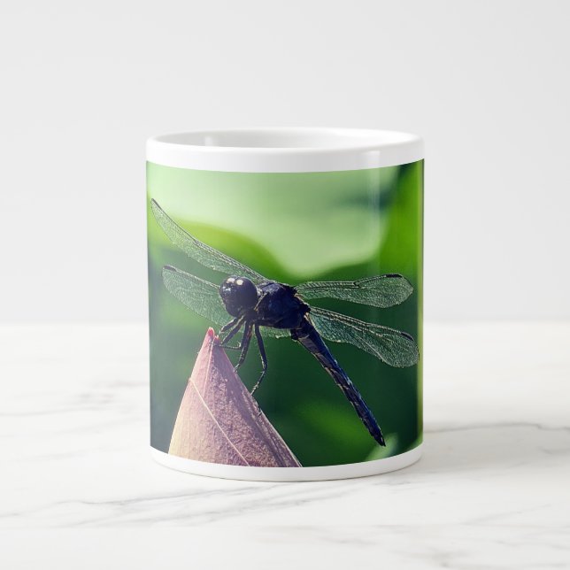 A dragonfly large coffee mug (Front)