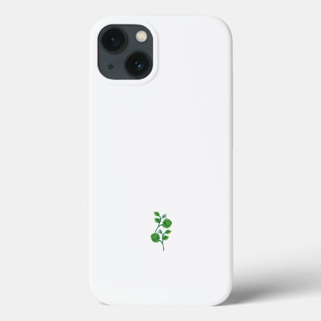 a drawing of a branch with flowers and leaves Case-Mate iPhone case (Back)