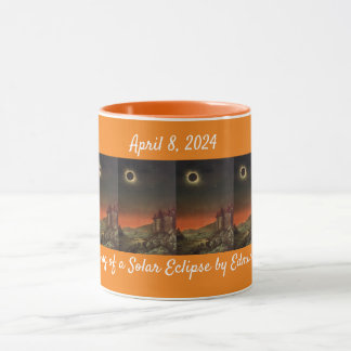 A Drawing of a Solar Eclipse by Edmund Weiss Mug