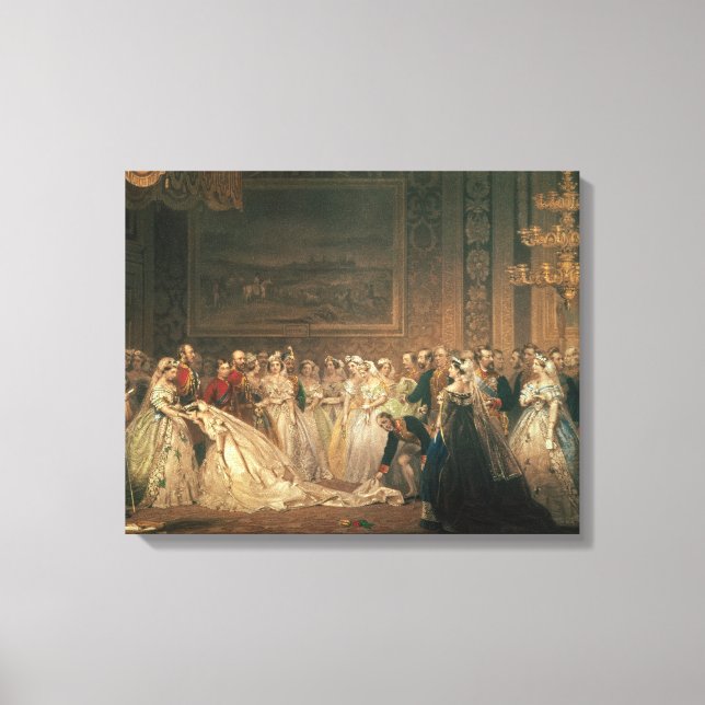 A Drawing Room at St. James's Palace Canvas Print (Front)