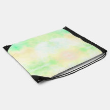 A drawstring bag features a soft