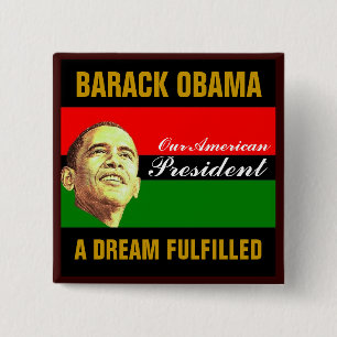 a Dream Fulfilled 2 Inch Square Button