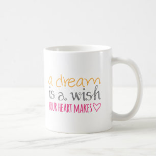 A Dream Is a Wish Your Heart Makes Coffee Mug