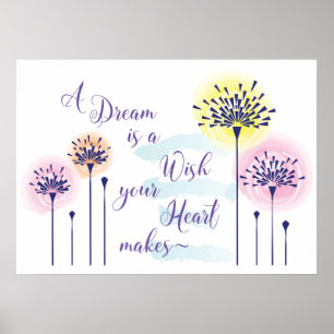 A dream is Wish your Heart makes poster