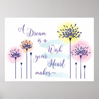 A dream is Wish your Heart makes poster