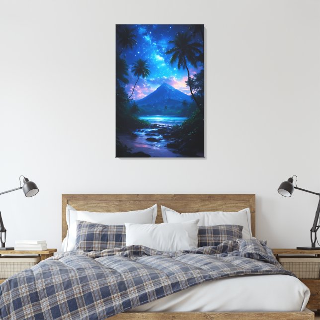 A Dream of Nusantara Canvas Print (Insitu(Bedroom))