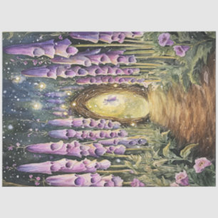 A Dreamy Foxgloves Fairy Series Design #5 Tissue Paper