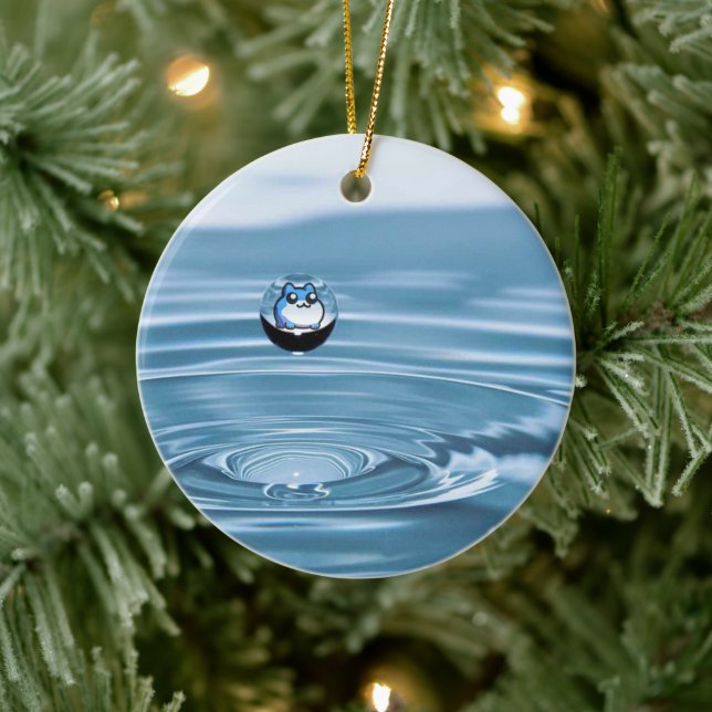 A Drop of Toby Ceramic Ornament (Tree)