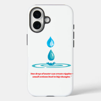 A Drop of Water premium design  iPhone 16 Case
