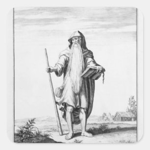 A Druid Square Sticker
