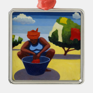 A Drying Day 2007 Metal Ornament