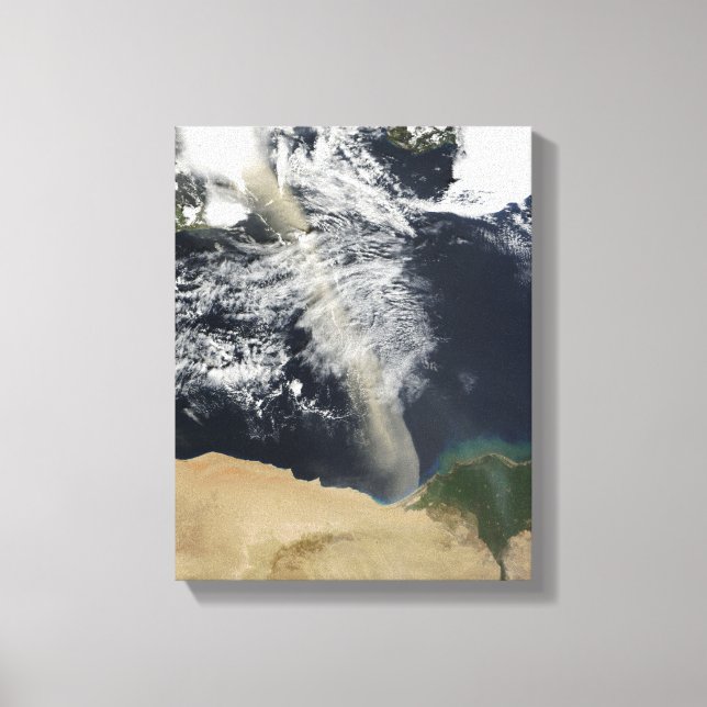 A dust plume canvas print (Front)