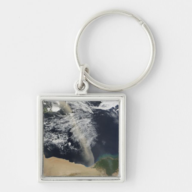 A dust plume keychain (Front)