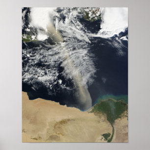 A dust plume poster