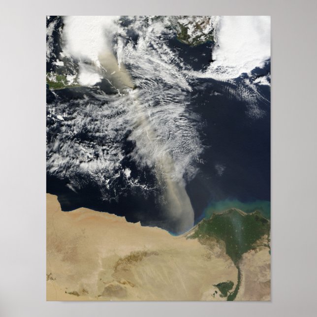 A dust plume poster (Front)