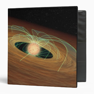 A dusty planet-forming disc in orbit binder