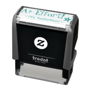 "A+ Effort!" Teacher Feedback Rubber Stamp