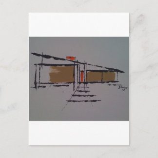 A Eichler home on a T #1 Postcard