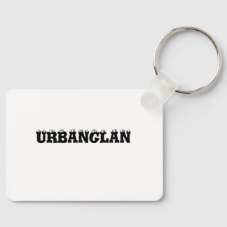 A elegant keychain which has URBANGLAN font design