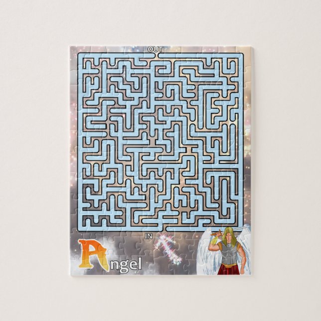A est pour Angel Maze Puzzle  (Vertical)
