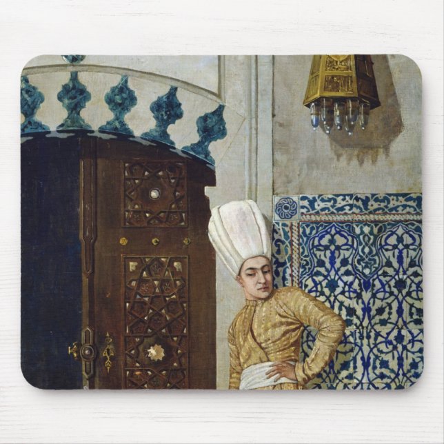 A eunuch before the door of the harem mouse pad (Front)
