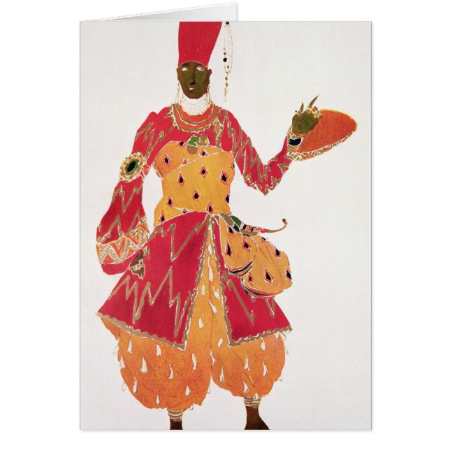 A Eunuch, from the ballet 'Scheherazade' (Front)