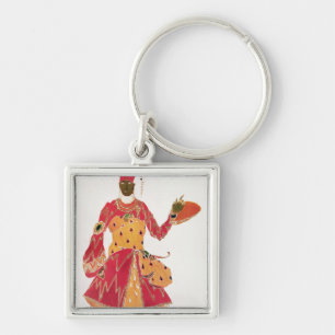 A Eunuch, from the ballet 'Scheherazade' Keychain