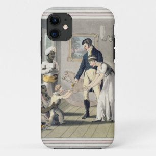 A European Lady and her Family, attended by an Aya iPhone 11 Case