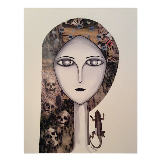 A Face Between Worlds Photo Print (Front)