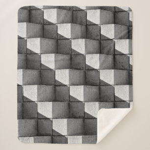 A face of the "Four Sided Pyramid" sculpture in th Sherpa Blanket