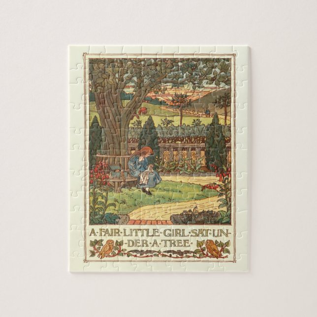 "A Fair Little Girl" Jigsaw Puzzle (Vertical)