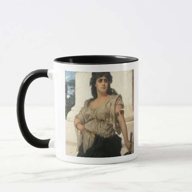 A Fair Warrior (oil on canvas) Mug (Left)