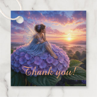 A Fairy Greeting the Dawn Favour Tags