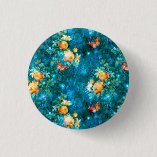 A Fairy in the Garden Series Design 11 1 Inch Round Button