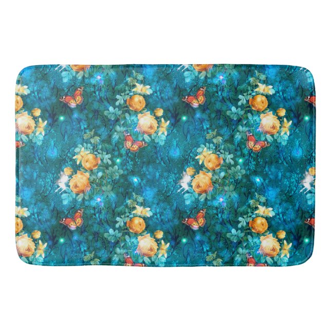 A Fairy in the Garden Series Design 11   Bath Mat (Front)