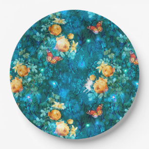 A Fairy in the Garden Series Design 11 Paper Plate