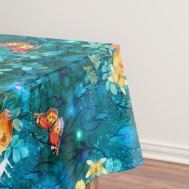 A Fairy in the Garden Series Design 11 Tablecloth (In Situ)