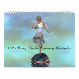 A Fairy Turtle Crossing Calender Calendar