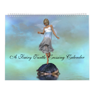A Fairy Turtle Crossing Calender Calendar