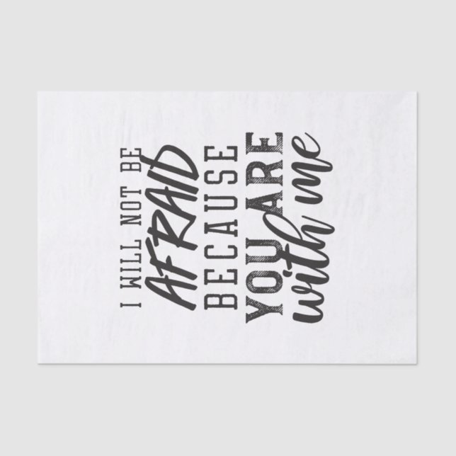 A Faith-Based Reminder: Trust in the Lord Tissue Paper (Front)