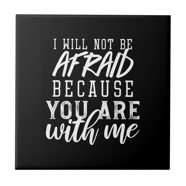 A Faith-Based Reminder: Trust in the Lord Ver II Tile (Front)