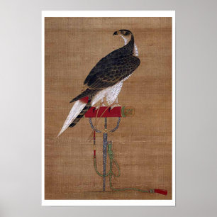 A Falcon - 16th Century Korean Scroll Poster