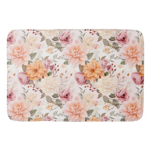 A Fall Floral Series Design 2 Bath Mat