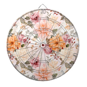 A Fall Floral Series Design 2 Dartboard
