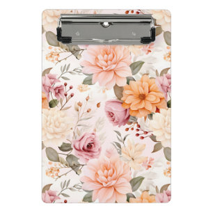 A Fall Floral Series Design 2 Mini Clipboard