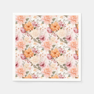 A Fall Floral Series Design 2 Napkin